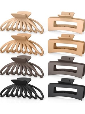 Brave Bull Women Hair Clips Matte Non-Slip Large Hair Clips For Thick And Thin Hair 4.7 Inch Styling Large Hair Clips Fashion Hairstyle Accessories Women Girls Christmas Gifts (Yurt Dışından)