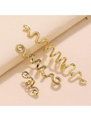 Brave Bull 18 Pieces Of Hair Accessories Loc Hair Accessories Women's Braid Long Hair Lock Beads Metal Hairpin Decoration (Various Styles) (Yurt Dışından)