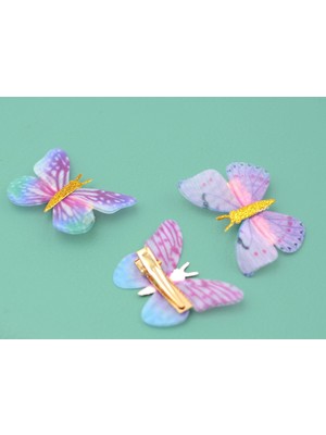 Brave Bull 21PCS Butterfly Hair Clips Small Hair Clips Women Glitter Fixed Hair Clips Kawaii Butterfly Headband Wedding Back To School Hair Accessories Gifts (MULTI-COLOR-21PCS) (Yurt Dışından)