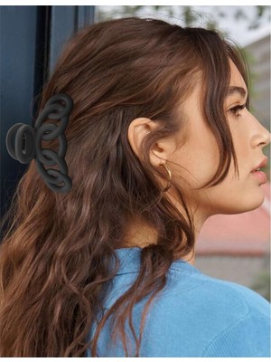 Brave Bull Thin Hair Hair Clips 8 Pieces Claw Clips For Thin Fine Hair Medium Hair Clips Women Hair Accessories Non-Slip French Design Hair Clips Banana Clips (Yurt Dışından)