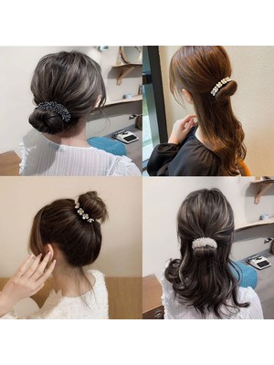 Brave Bull Hair Bun Maker 6 Pieces Flower Light Hair Bun Maker Magic Donut Chinese Hair Twist Bun Hair Accessories For Girls Hair (6 Pieces Mixed Color Set 1) (Yurt Dışından)