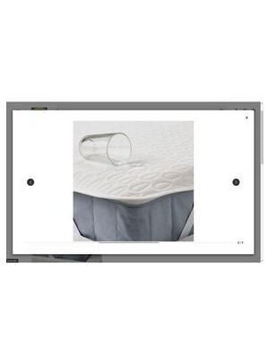 IKEA Sotnatfjarıl Su Geçirmez Alez, Beyaz, 160X200 cm