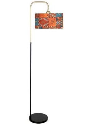 Vinner Potenza Eskitme Detaylı Siyah Metal Lambader - Capadocia