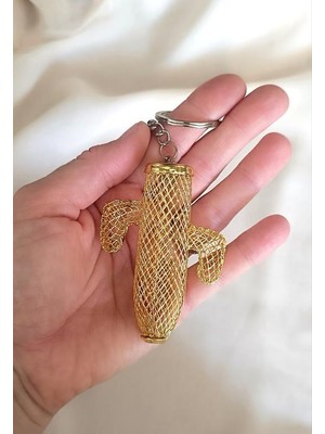 Anahtarlık Kaktüs Model Araba Çanta Cüzdan Süsü Aksesuar