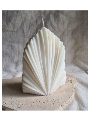 Home Art Plus Palamya Yaprak Desenli Dekoratif Mum