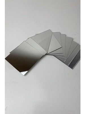 Dekoratif Pleksi Ayna (Kendinden Yapışkanlı) 20X20 50 Adet - (Cam Ayna Görevi Görmez)