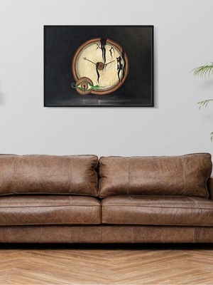 50X70 cm | Zamansız Yolculuk Akrilik Boya Tablo | Islak Imzalı