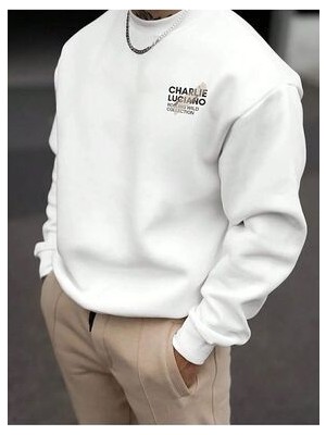 Charlie Luciano Kalın Yorgan Sweatshirt 3 Iplik