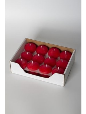 Home Art Plus 24 Lü Kırmızı Renk Yüzen Mum