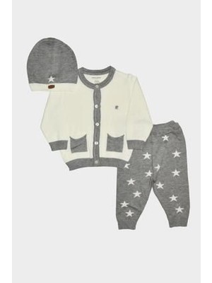 Yıldızlı Triko Bebek & Çocuk 3'lü Alt-Üst Takım 303955