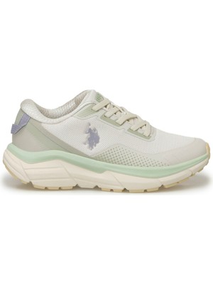 U.S. Polo Assn. Gerrard Wmn 4Pr Kırık Beyaz Kadın Koşu Ayakkabısı