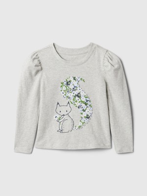 Kız Bebek Gri Mix And Match T-Shirt