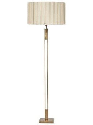 Memphis Antik Eskitme Kaplama Metal Lambader -  Krem Kırma