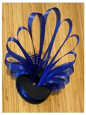 Çizgili Şifon Kurdele  2.5cm x 20METRE. Renk No:14