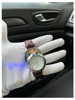 USB Şarjlı Çakmaklı Kol Saati