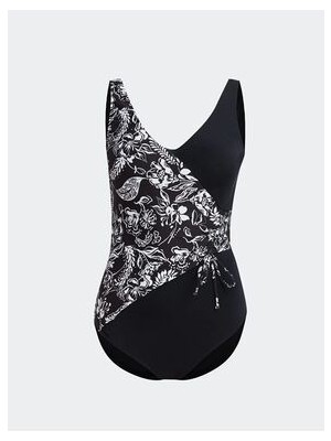 Aymira Store Tarafından Gönderilecektir!! Çiçekli Dikişli Pedli Kadın Mayo