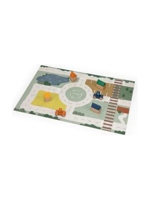 - Wooden Road Puzzle Wıth Accessorıes - Ahşap Yol Yapboz