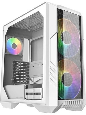 Coolermaster 850W 80+ Gold HAF500 Tg H500-WGNN-S00 Gamıng E-Atx Pc Kasası Beyaz