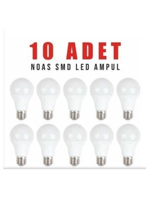 Orjınal Noas Beyaz LED Ampul 10 Adet