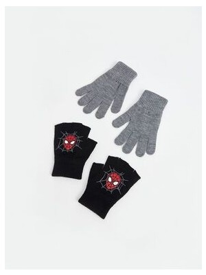 Spiderman Baskılı Erkek Çocuk Eldiven Seti 2'li