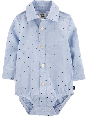 Oshkosh Erkek Bebek Gömlek Body