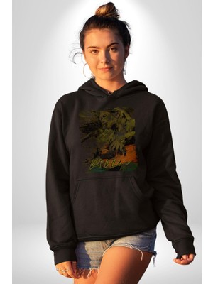 Nirvana Kurt Cobain Rock And Roll Pop Grubu Kadın Erkek  Siyah Kapüşonlu Sweatshirt Hoodie