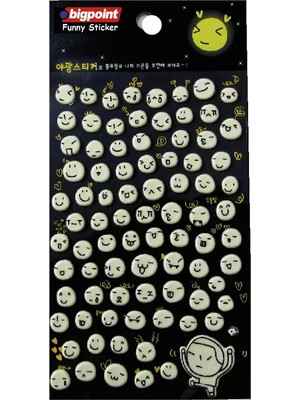 Bigpoint Sticker Ağlayan ve Gülen Yüzler