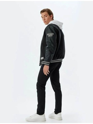 Koton Erkek Jean Pantolon Siyah 5WAM40085ID - Brad Jean