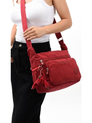 Klinkır Omuz Çantası Hafif Yağmur Geçirmez Kumaş 30*23 cm Günlük Kullanıma Uygun Postacı Çanta