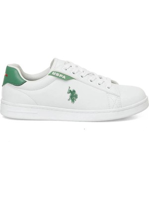 U.S. Polo Assn. Kadın Sneaker Beyaz-Yeşil 101894701 4f Costa Wmn 4pr
