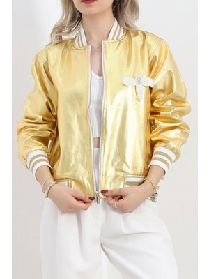 Kazax Varak Bomber Ceket Gold - 2614.1367.