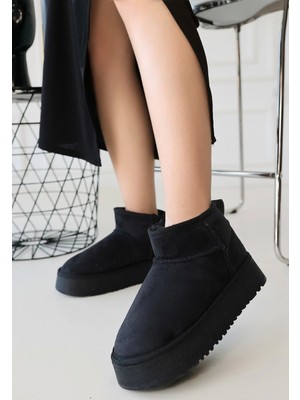 Kazax Linne Siyah Süet Bot