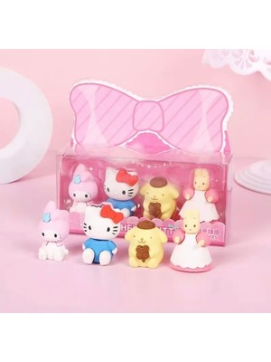 Kawai Sanrio  Karakterleri 4lü Silgi