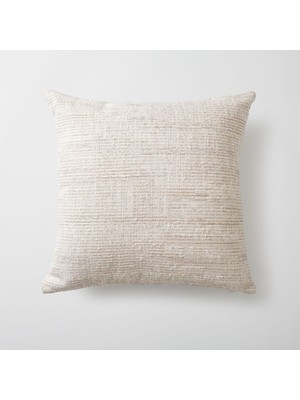 Woodhub " Lanzo " - Natural Dokulu Düz Kırlent 45x45 (Iç Yastık Dahil)