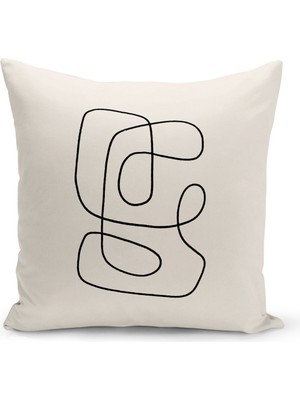 Woodhub Sanat Serisi Çift Tarafı Dijital Baskılı Kırlent Kılıfı (Art Cushion Cover)