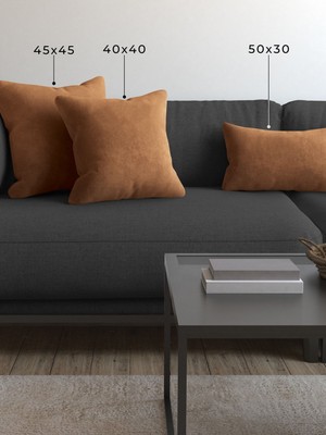 Woodhub Soft Series Kaju Rengi Kırlent, Yastık Kılıfı