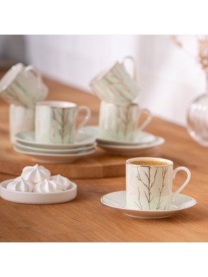 Emsan Crystal 6 Kişilik Kahve Fincan Takımı 80 ml