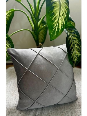 Woodhub Baklava Dilimli Dekoratif Kırlent Kılıfı