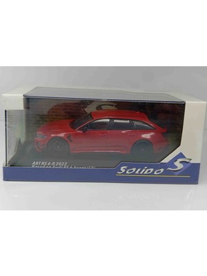 Solido 1:43 Audi Abt Rs6 R2022 Red