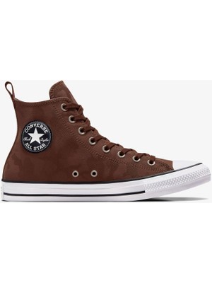 Converse Chuck Taylor All Star Unisex Kahverengi Deri Bot.202