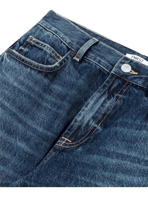 Twist Wıde Leg Fit Jean Pantolon