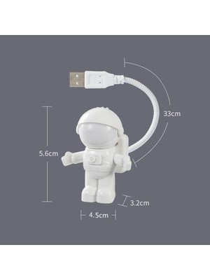 Bsre Gece Lambası - USB Astronot Figürlü