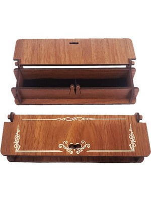 Turtcest Ahşap Kalem Kutusu