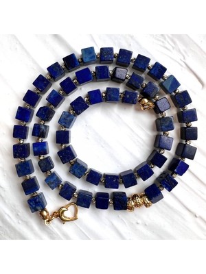 L'atelier Des Perles Vienna Necklace Lapis Lazuli Doğal Taş Kolye