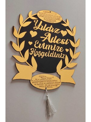 Mrc Hediye Sepeti Kapı Süsü  Aynalı Pleksi Çok Şık (Kaliteli 1 Sınıf)  Kişiye Özel