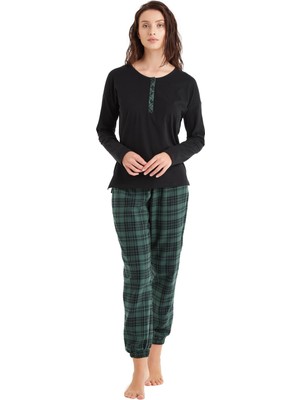 Blackspade Kadın Siyah Pijama Takımı 60477