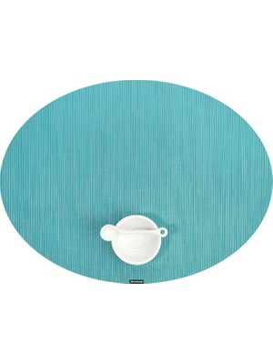 dinnerdesign® Infinity Teal Amerikan Servis 36 x 49 cm