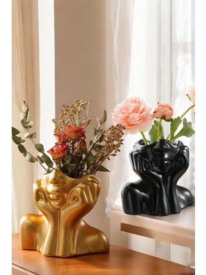 Tambana Dekoratif Vazo Seti Obje Ev Dekorasyon Masa Üstü Dekor Vazo Seti Model 28