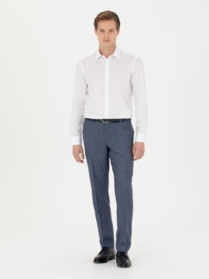 Cacharel Erkek Beyaz Slim Fit Uzun Kollu Gömlek 50273445-VR013