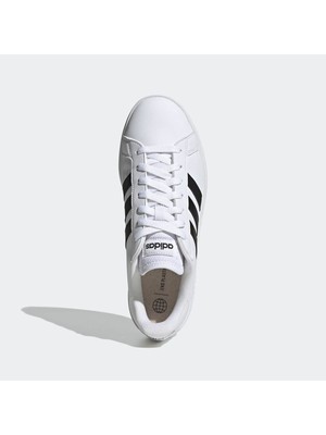 Adidas Grand Court Base 2. Erkek Beyaz - Siyah Spor Ayakkabı - GW9250